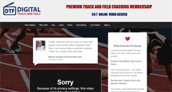 Desktop Screenshot of digitaltrackandfield.com